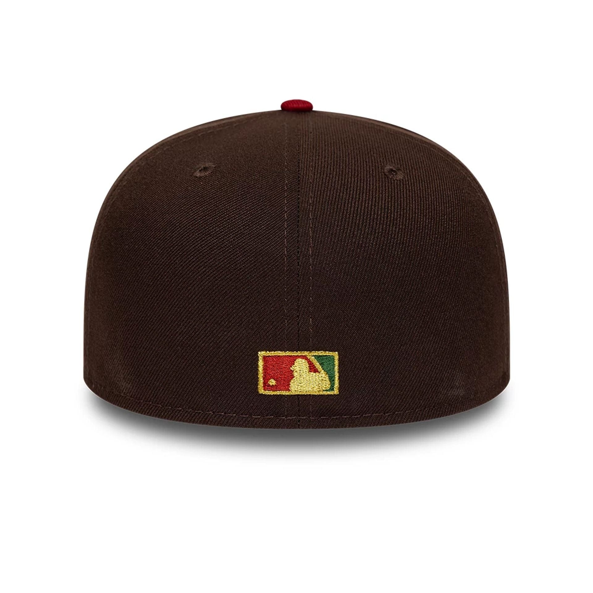 Pictured is this MLB Cooperstown Houston Astros 59FIFTY Fitted cap in dark brown. 5