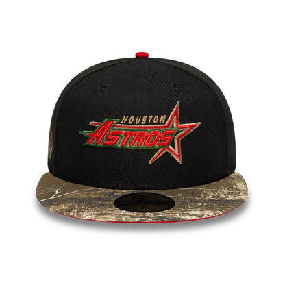 Pictured is this MLB Cooperstown Houston Astros 59FIFTY Fitted cap in black. 3