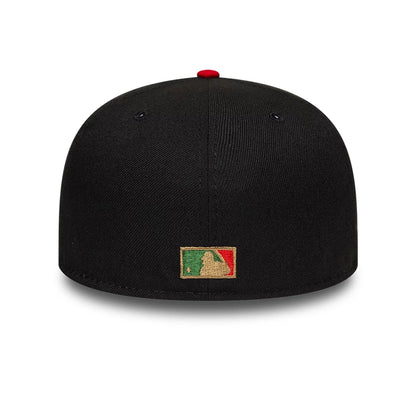 Pictured is this MLB Cooperstown Houston Astros 59FIFTY Fitted cap in black. 5