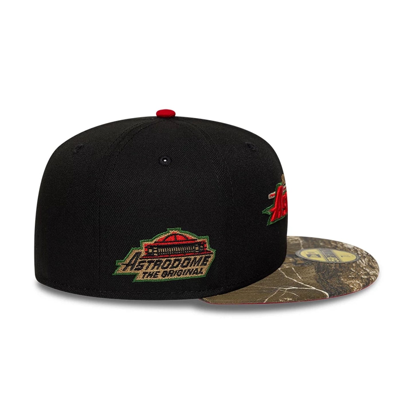 Pictured is this MLB Cooperstown Houston Astros 59FIFTY Fitted cap in black. 6