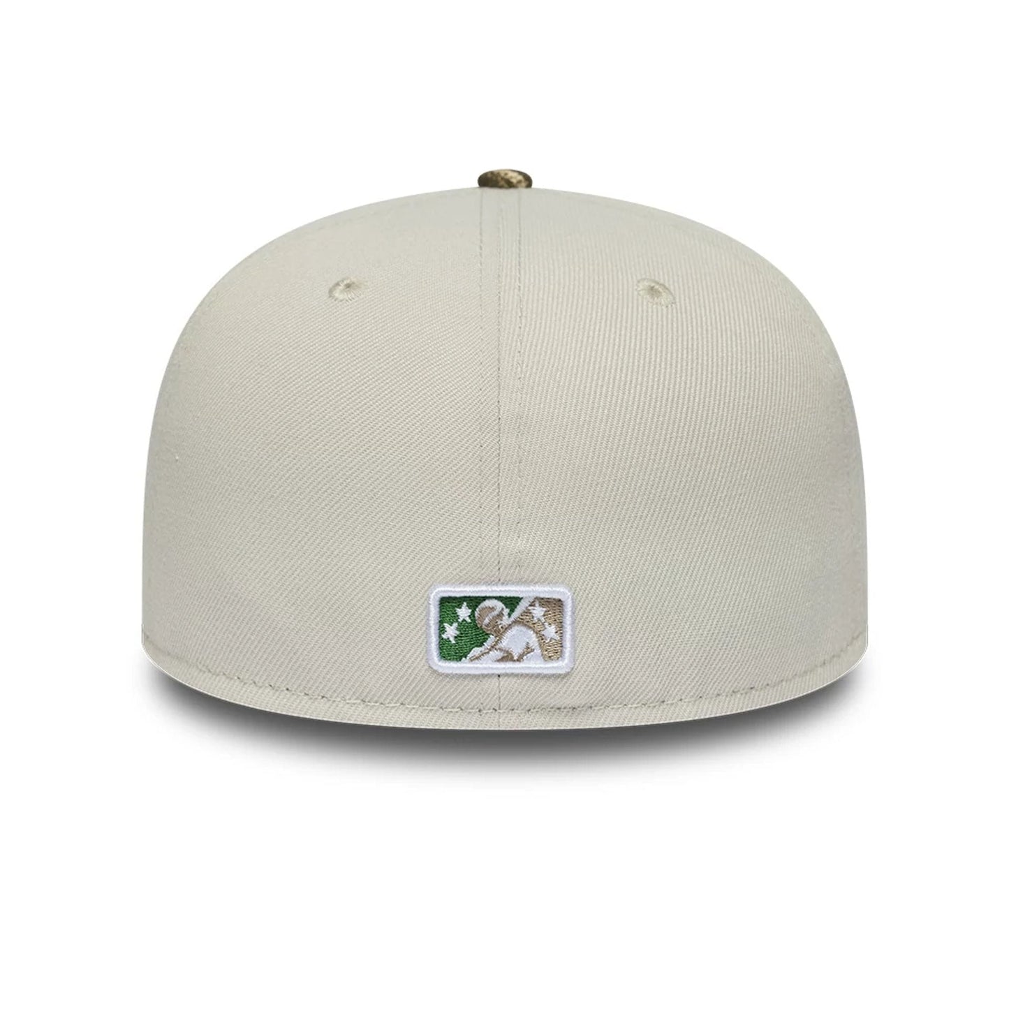 Pictured is this MiLB Hometown Buffalo Bisons 59FIFTY Fitted cap in Beige. 5