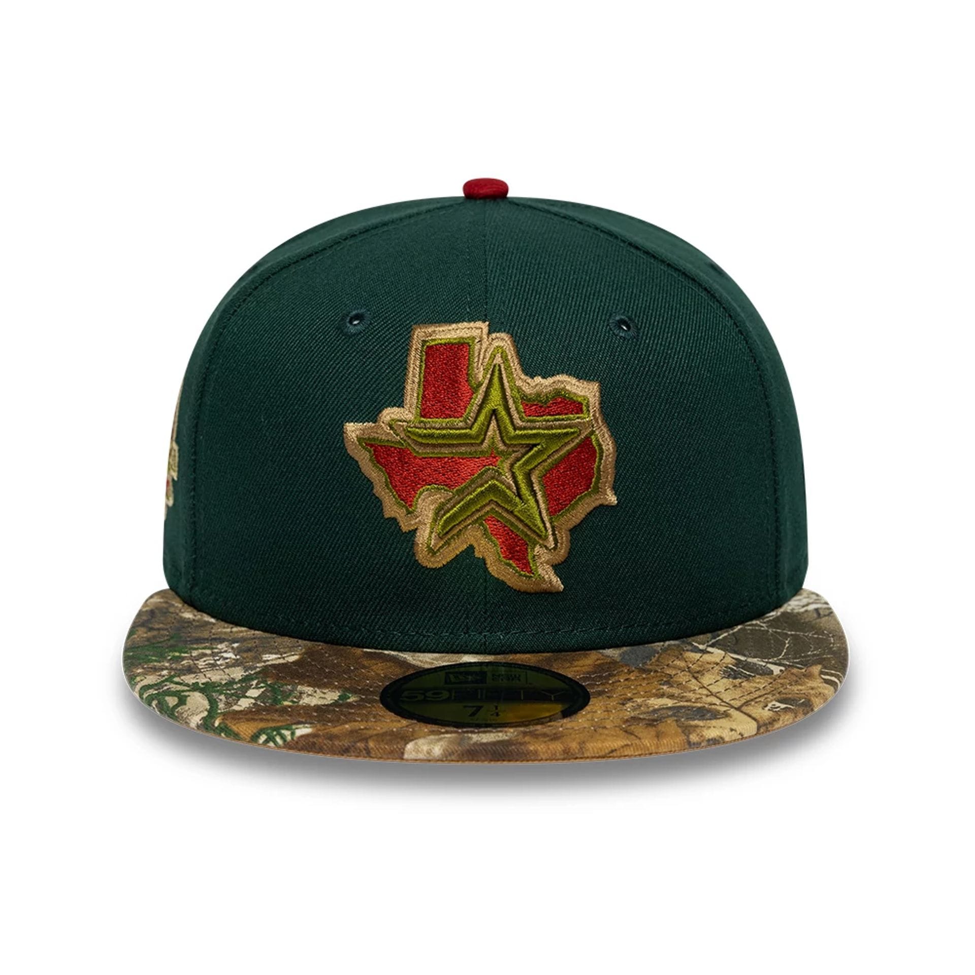 Pictured is this MLB Cooperstown Houston Astros 59FIFTY Fitted cap in dark green. 3