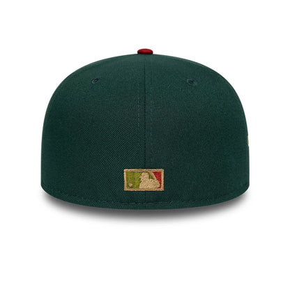 Pictured is this MLB Cooperstown Houston Astros 59FIFTY Fitted cap in dark green. 5