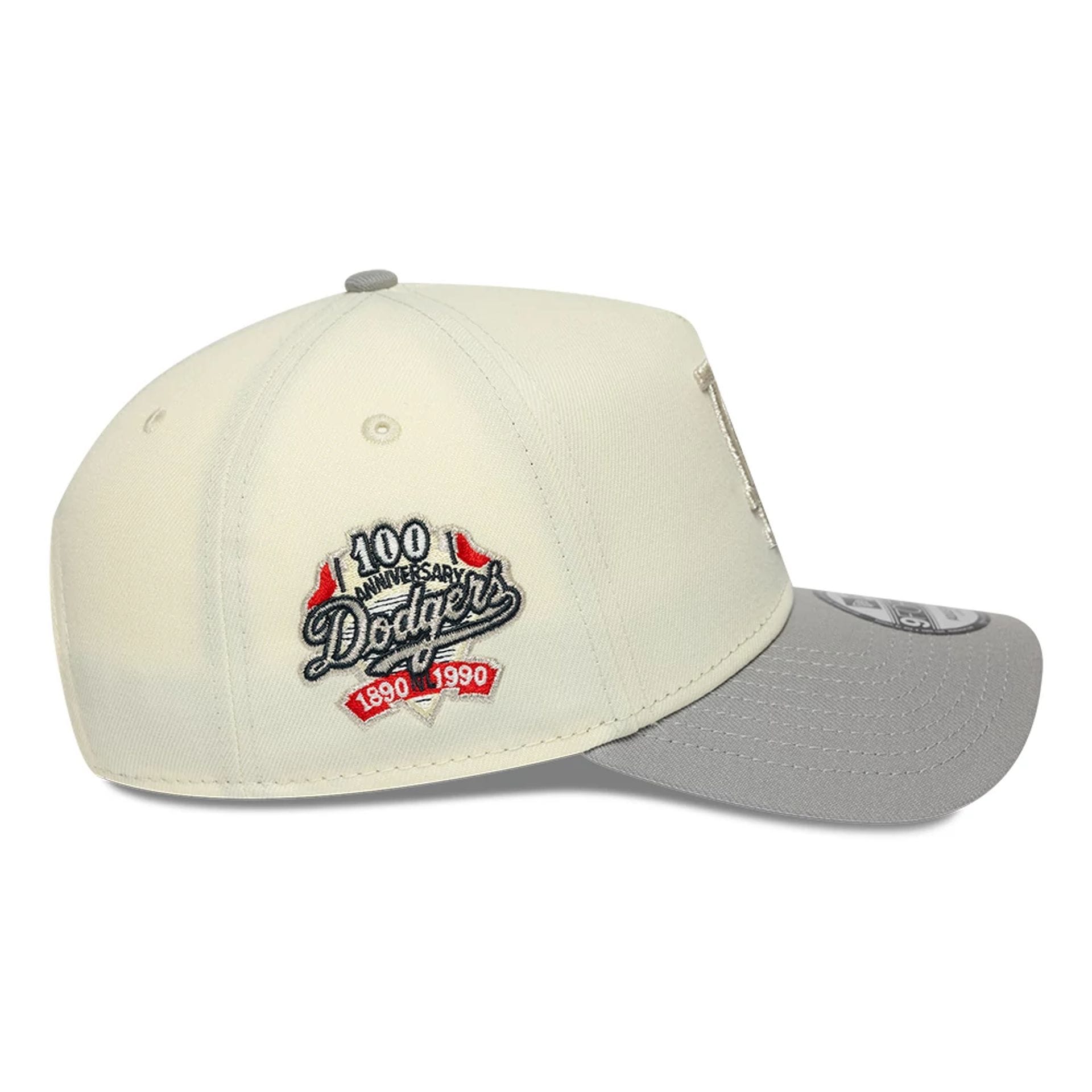 Pictured is this MLB Cooperstown LA Dodgers 9FORTY A-Frame cap in white. 4