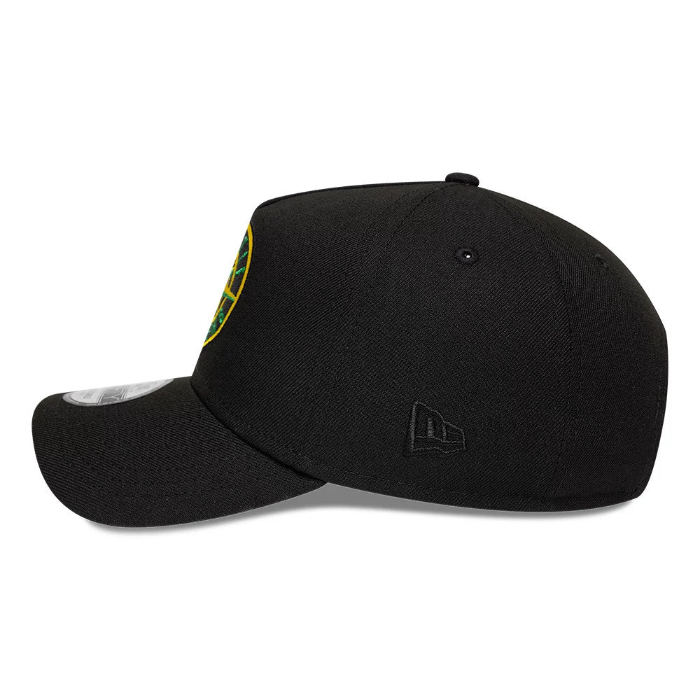 Pictured is this MLB Cooperstown Seattle Mariners 9FORTY A-Frame cap in black. 6