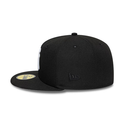 Pictured is this MLB Cooperstown New York Yankees 59FIFTY Fitted cap in black. 7