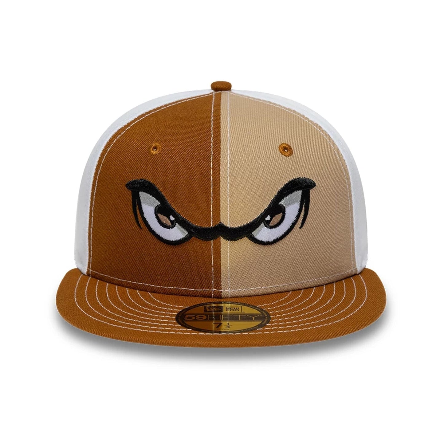 Pictured is this MiLB Pinwheel Lake Elsinore Storm 59FIFTY Fitted cap in Cream. 3