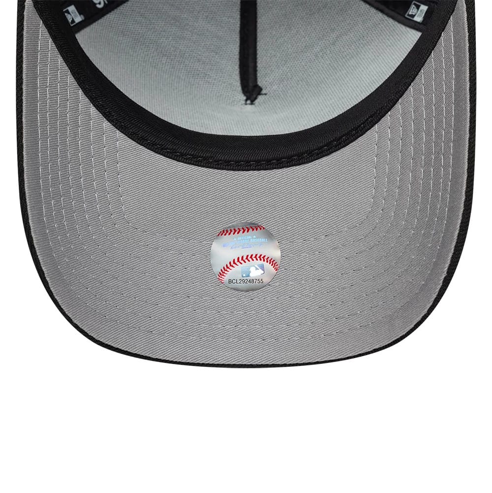 Pictured is this MLB Upsidedown LA Dodgers 9FORTY A-Frame cap in black. 2