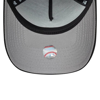 Pictured is this  MLB Upsidedown LA Dodgers 9FORTY A-Frame cap in black. 2