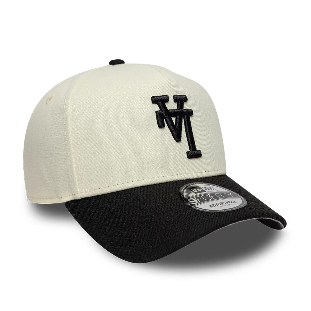 Pictured is this  MLB 2Tone LA Dodgers 9FORTY A-Frame cap in cream. 4