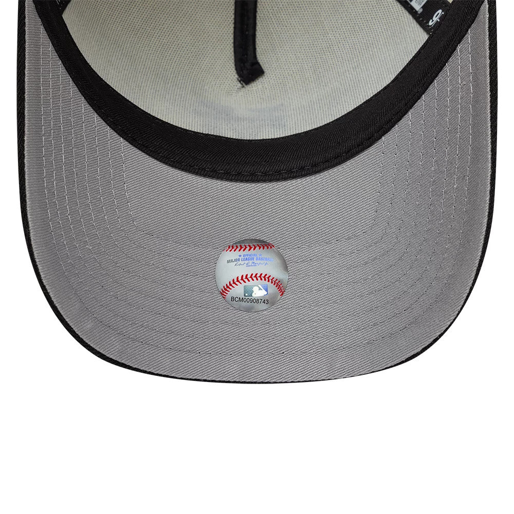 Pictured is this  MLB 2Tone LA Dodgers 9FORTY A-Frame cap in cream. 2