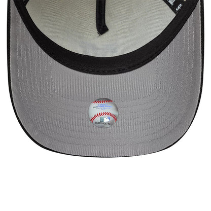 Pictured is this  MLB 2Tone LA Dodgers 9FORTY A-Frame cap in cream. 2