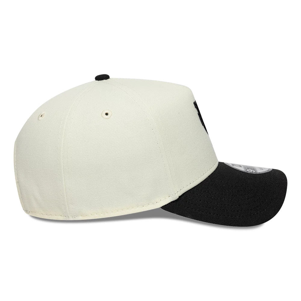 Pictured is this  MLB 2Tone LA Dodgers 9FORTY A-Frame cap in cream. 7