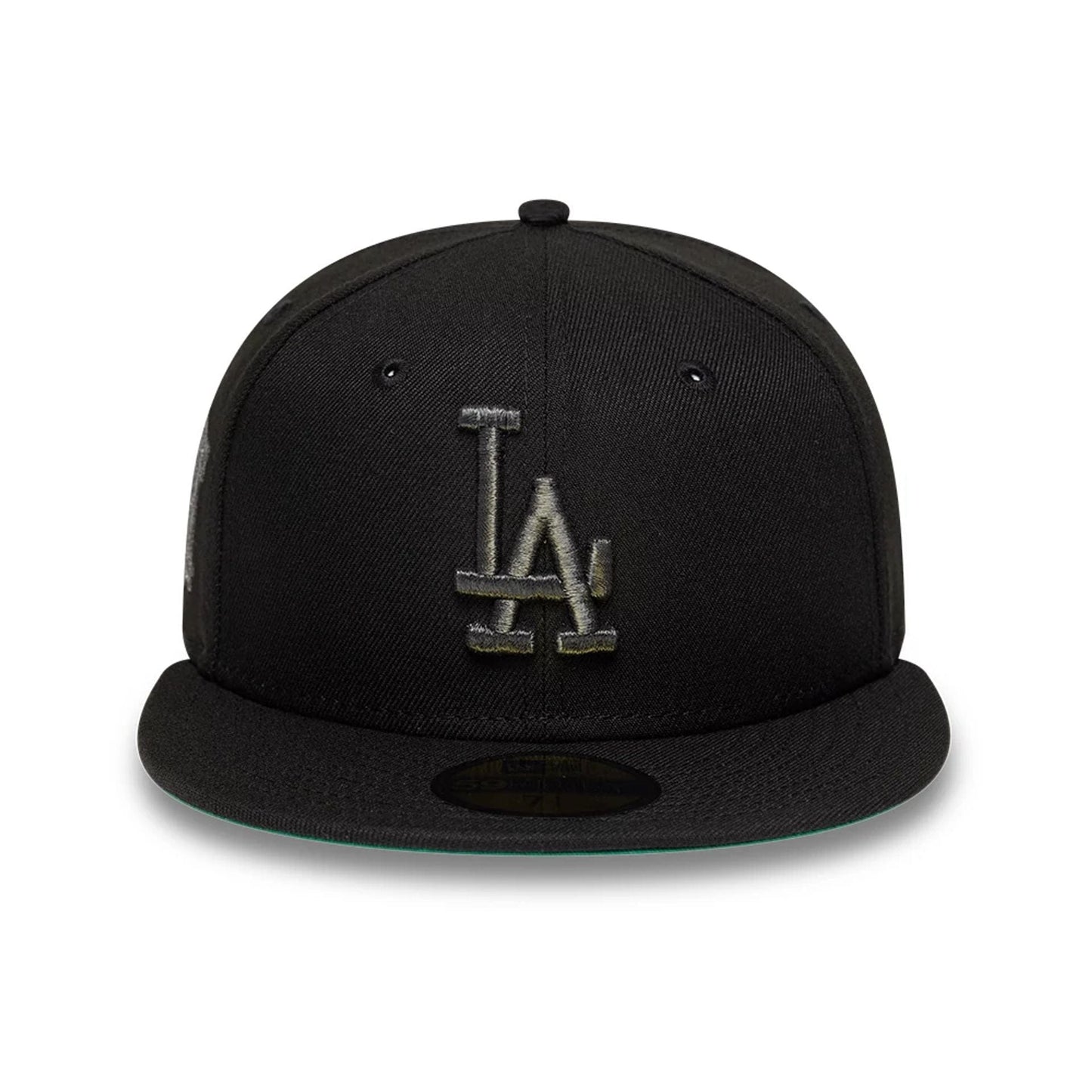 Pictured is this MLB Cooperstown LA Dodgers 59FIFTY Fitted cap in black. 3