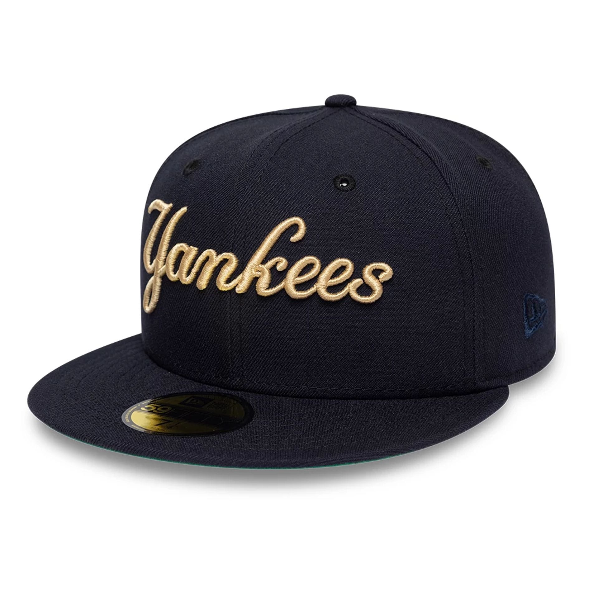 Pictured is this MLB Cooperstown New York Yankees 59FIFTY Fitted cap in navy. 4