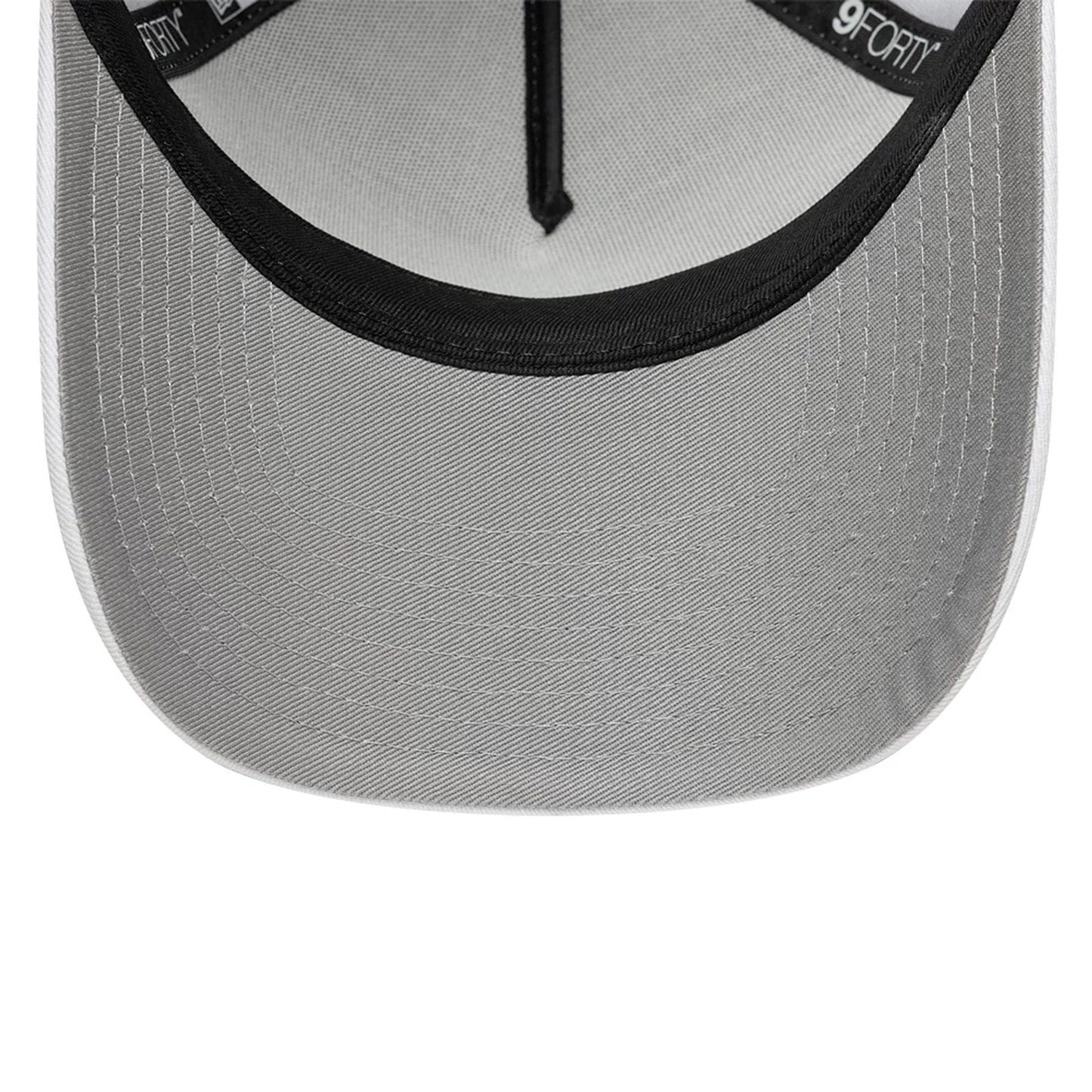 This is a New Era White 9FORTY A-Frame Adjustable Cap 2