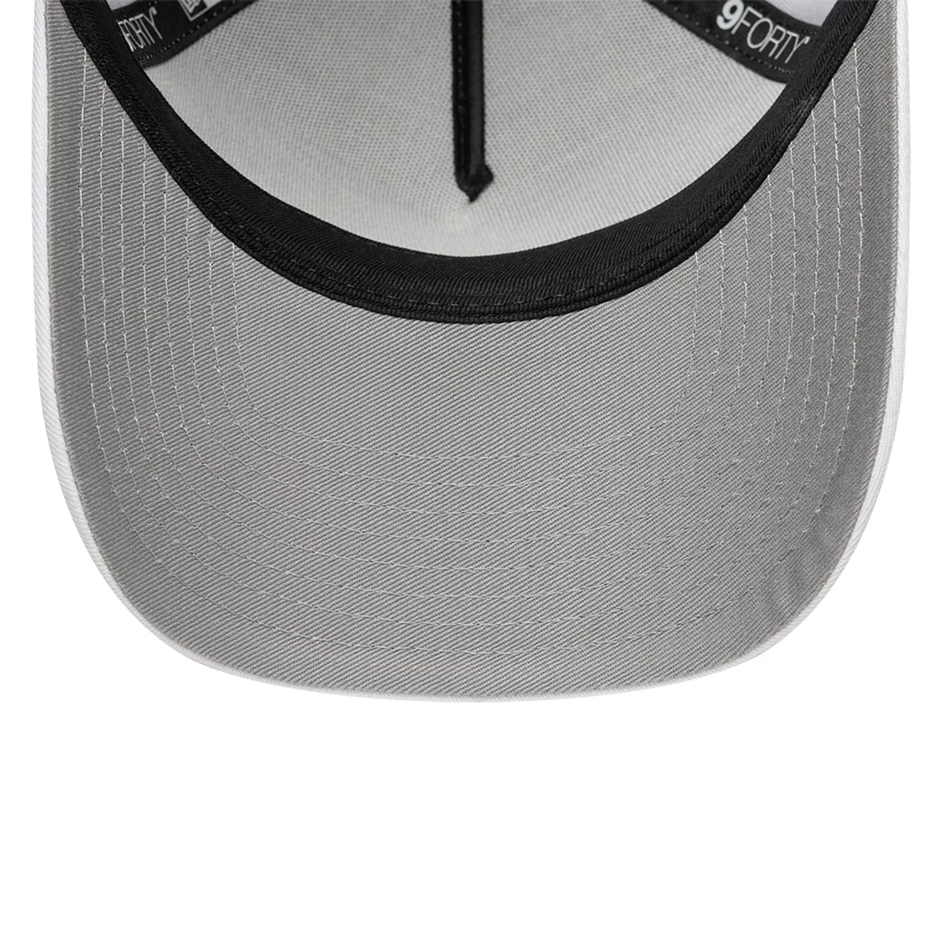 This is a New Era White 9FORTY A-Frame Adjustable Cap 2