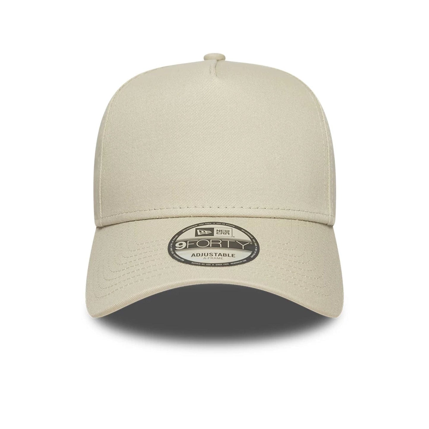 This is a New Era Beige 9FORTY A-Frame Adjustable Cap 3