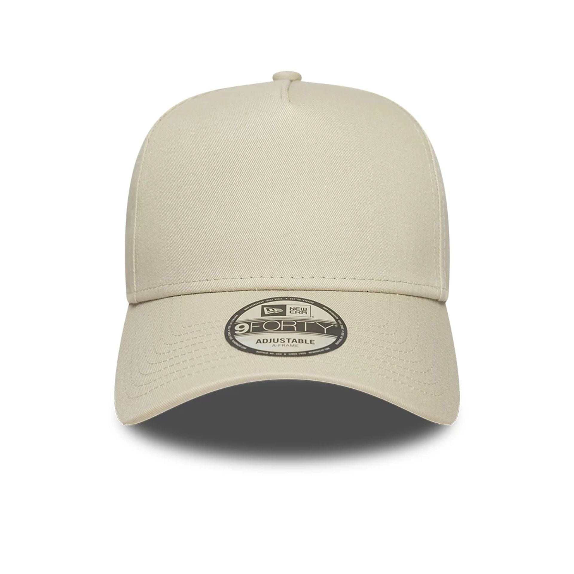 This is a New Era Beige 9FORTY A-Frame Adjustable Cap 3