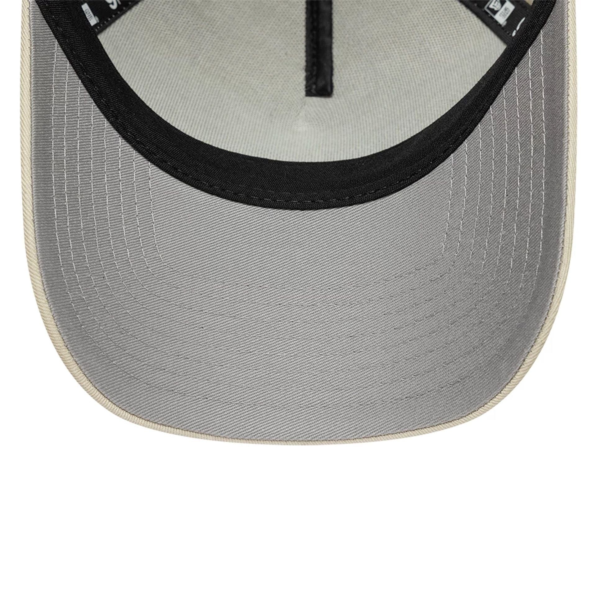 This is a New Era Beige 9FORTY A-Frame Adjustable Cap 2