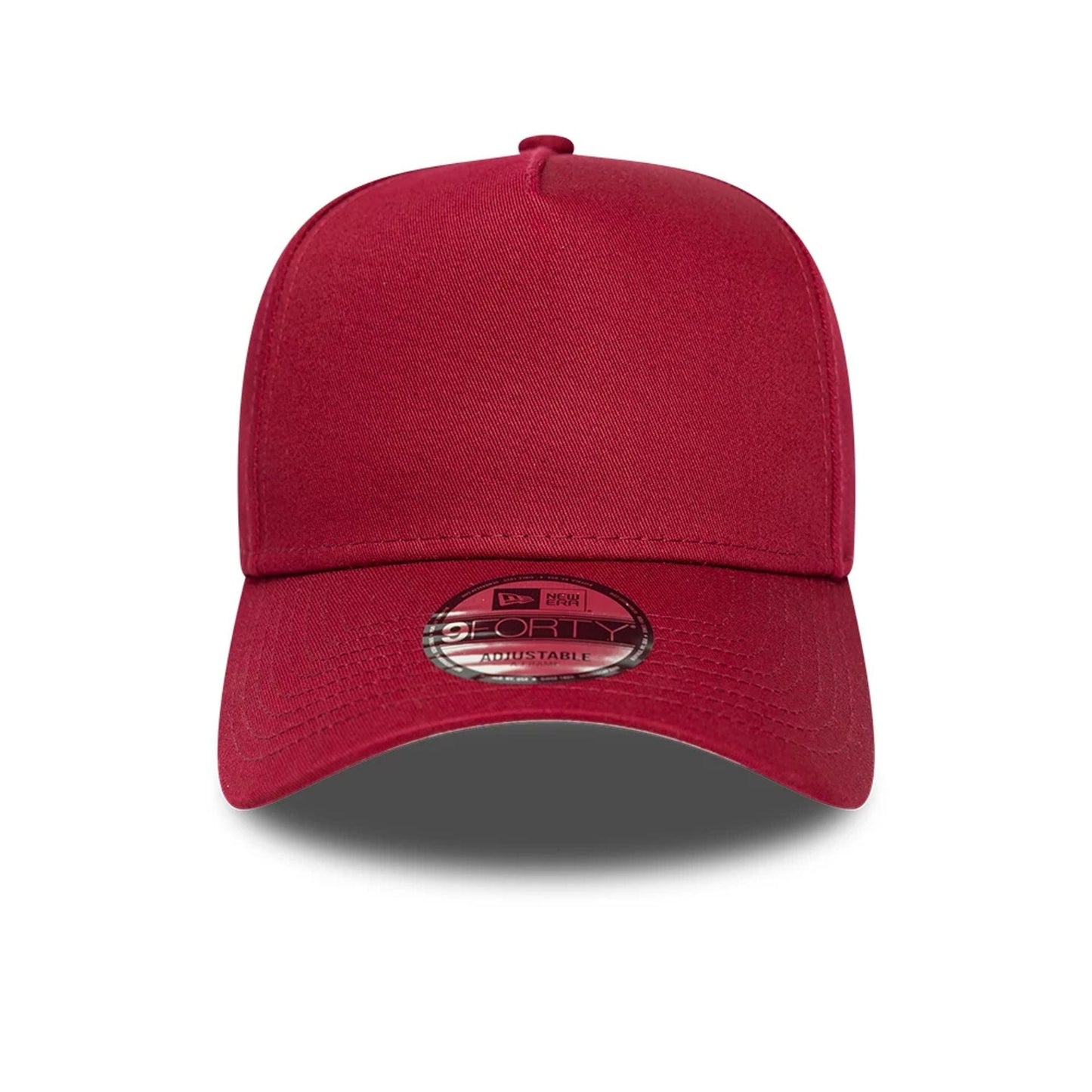 This is a New Era Red 9FORTY A-Frame Adjustable Cap 3