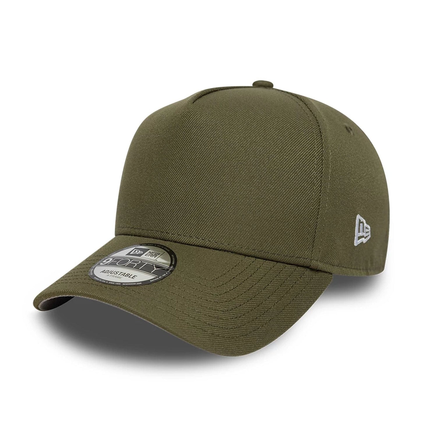 This is a New Era Green 9FORTY A-Frame Adjustable Cap 1