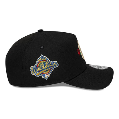Pictured is this MLB Rose New York Yankees 9FORTY A-Frame cap in black. 5