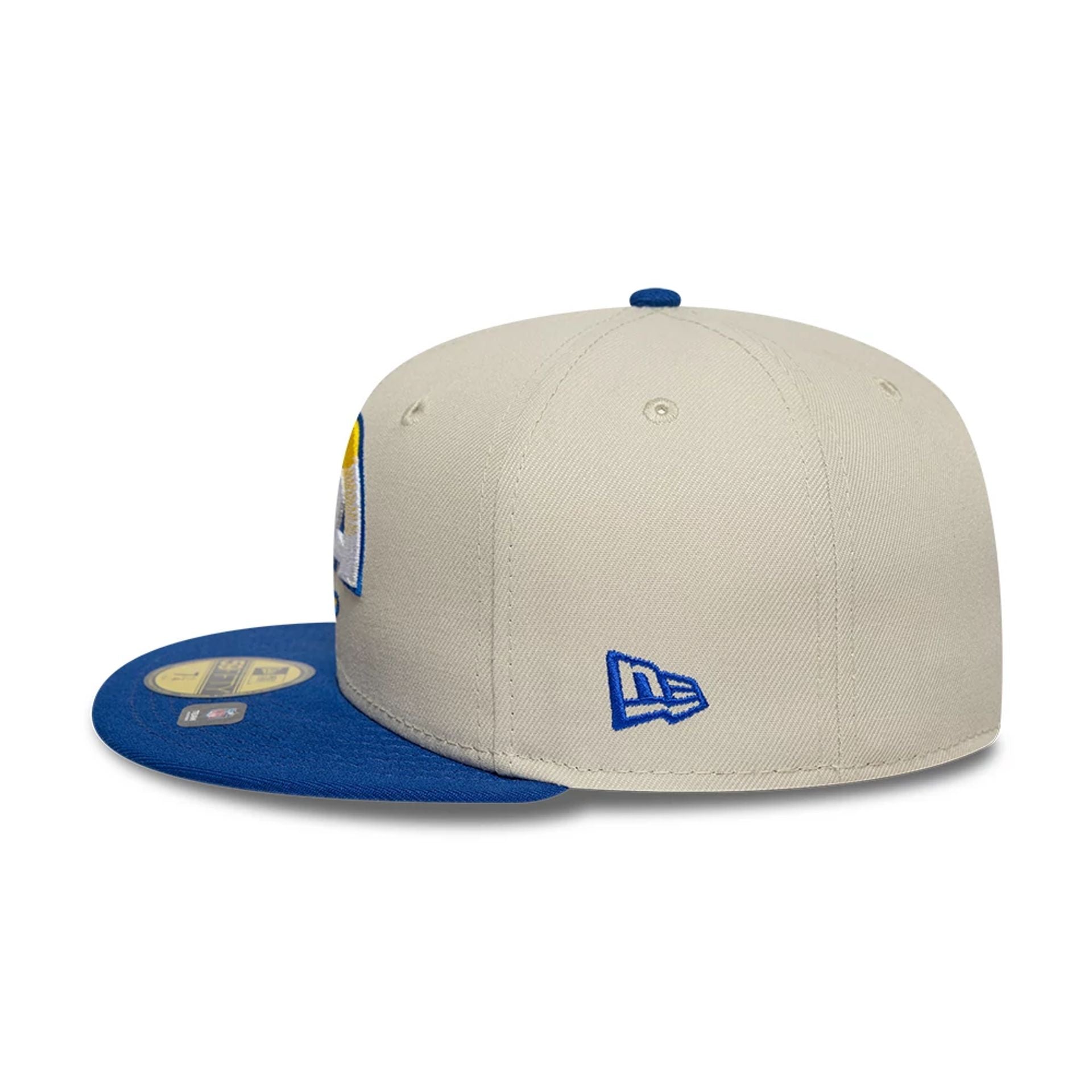This is a LA Rams NFL White 59FIFTY Fitted Cap 6