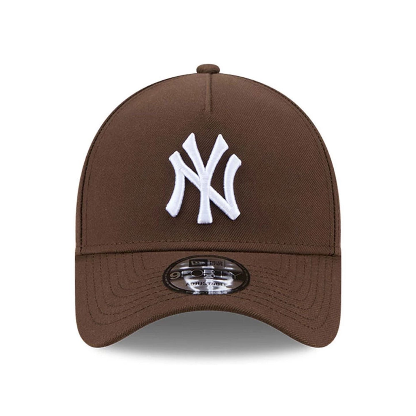 This is a New York Yankees MLB Dark Brown 9FORTY A-Frame Adjustable Cap 3