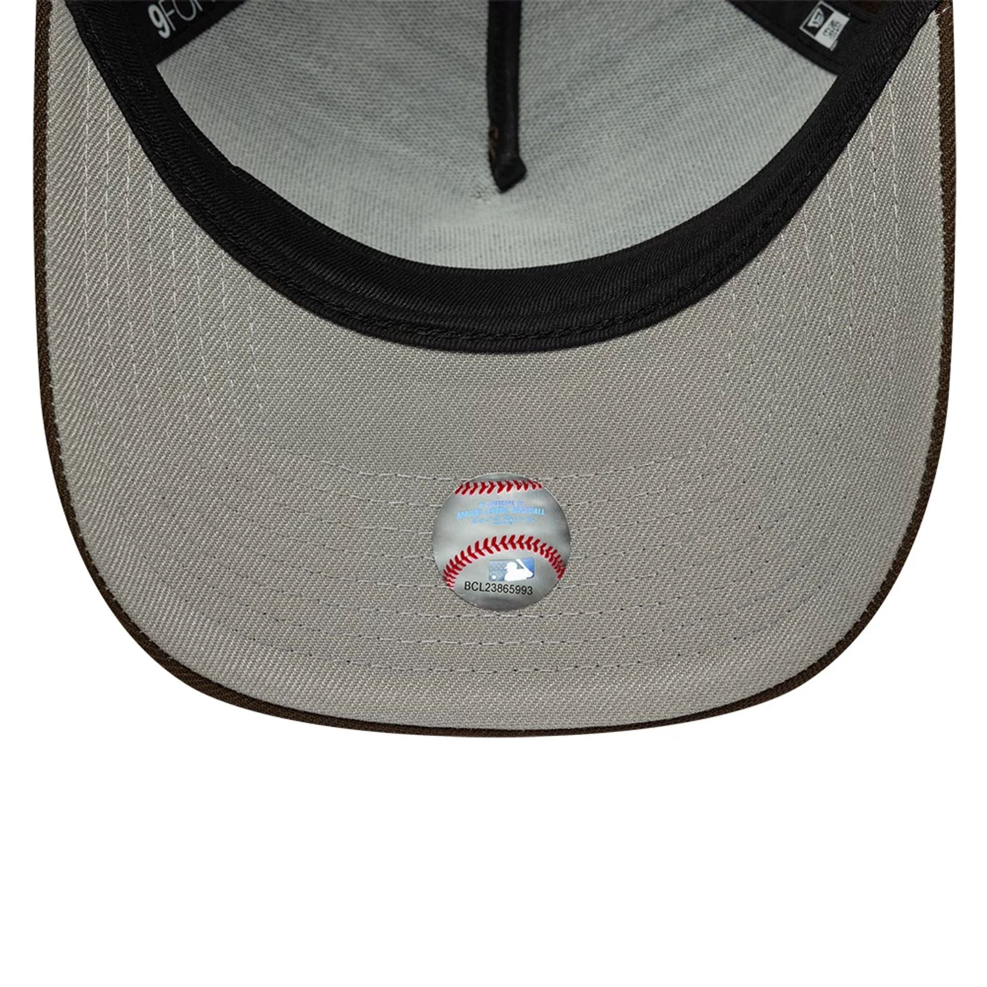 This is a LA Angels MLB Dark Brown 9FORTY A-Frame Adjustable Cap 2