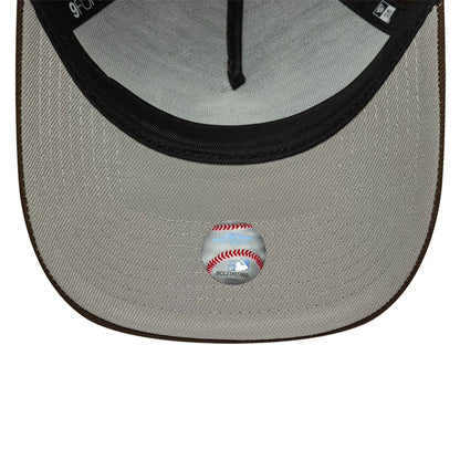 This is a LA Angels MLB Dark Brown 9FORTY A-Frame Adjustable Cap 2