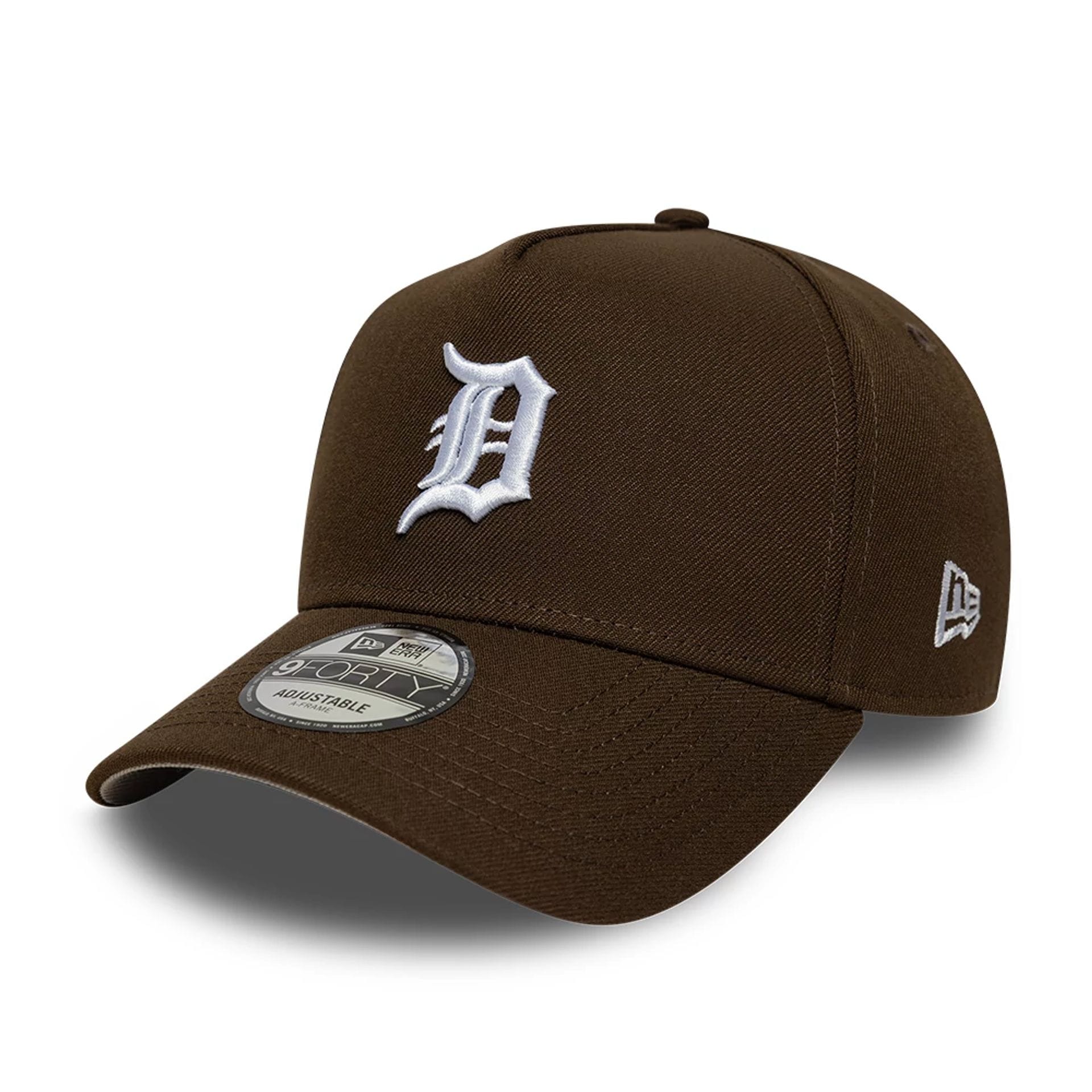 This is a Detroit Tigers MLB Dark Brown 9FORTY A-Frame Adjustable Cap 1