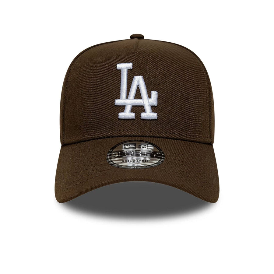 This is a LA Dodgers MLB Dark Brown 9FORTY A-Frame Adjustable Cap 3