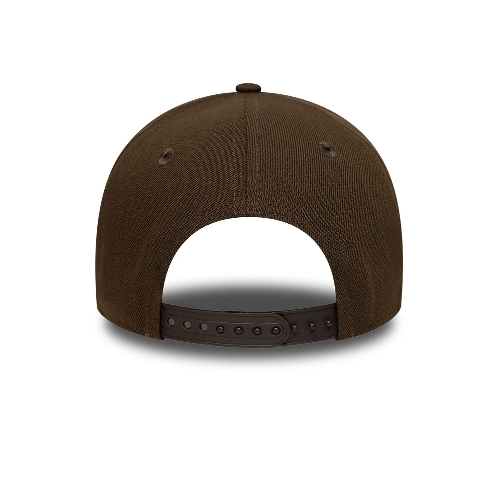 This is a New York Mets MLB Dark Brown 9FORTY A-Frame Adjustable Cap 5