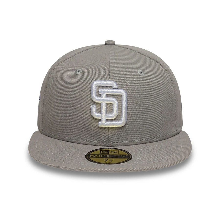 This is a San Diego Padres Grey 59FIFTY Fitted Cap 3