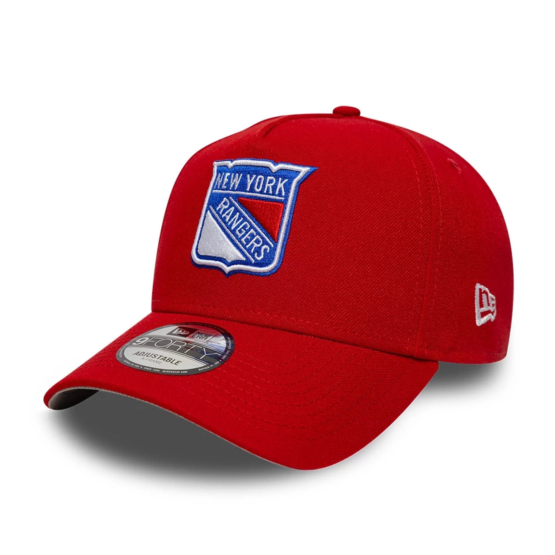 This is a New York Rangers NHL Red 9FORTY A-Frame Adjustable Cap 1