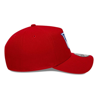 This is a New York Rangers NHL Red 9FORTY A-Frame Adjustable Cap 6