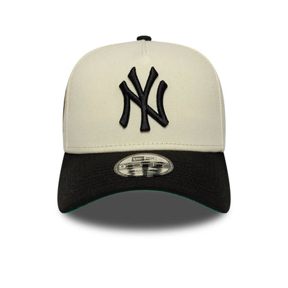 Pictured is this MLB Cooperstown New York Yankees 9FORTY A-Frame cap in white. 3