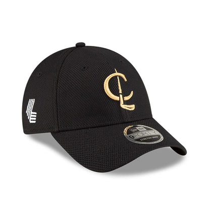 This is a Cleeks LIV Cleeks Black 9FORTY Stretch Snap Adjustable Cap 1