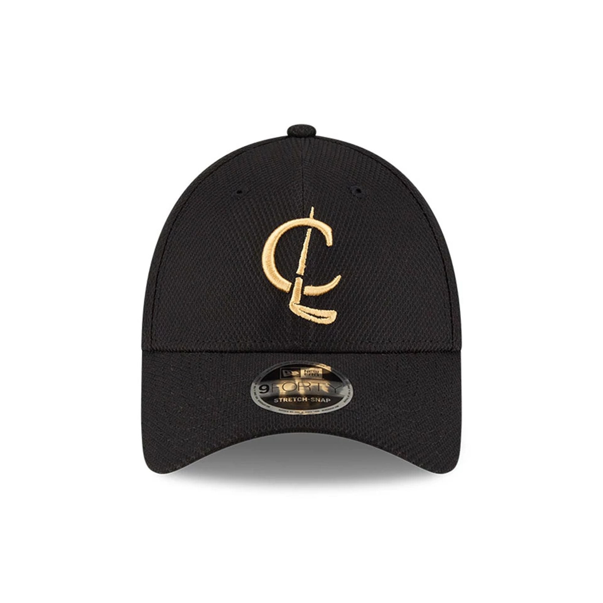 This is a Cleeks LIV Cleeks Black 9FORTY Stretch Snap Adjustable Cap 3