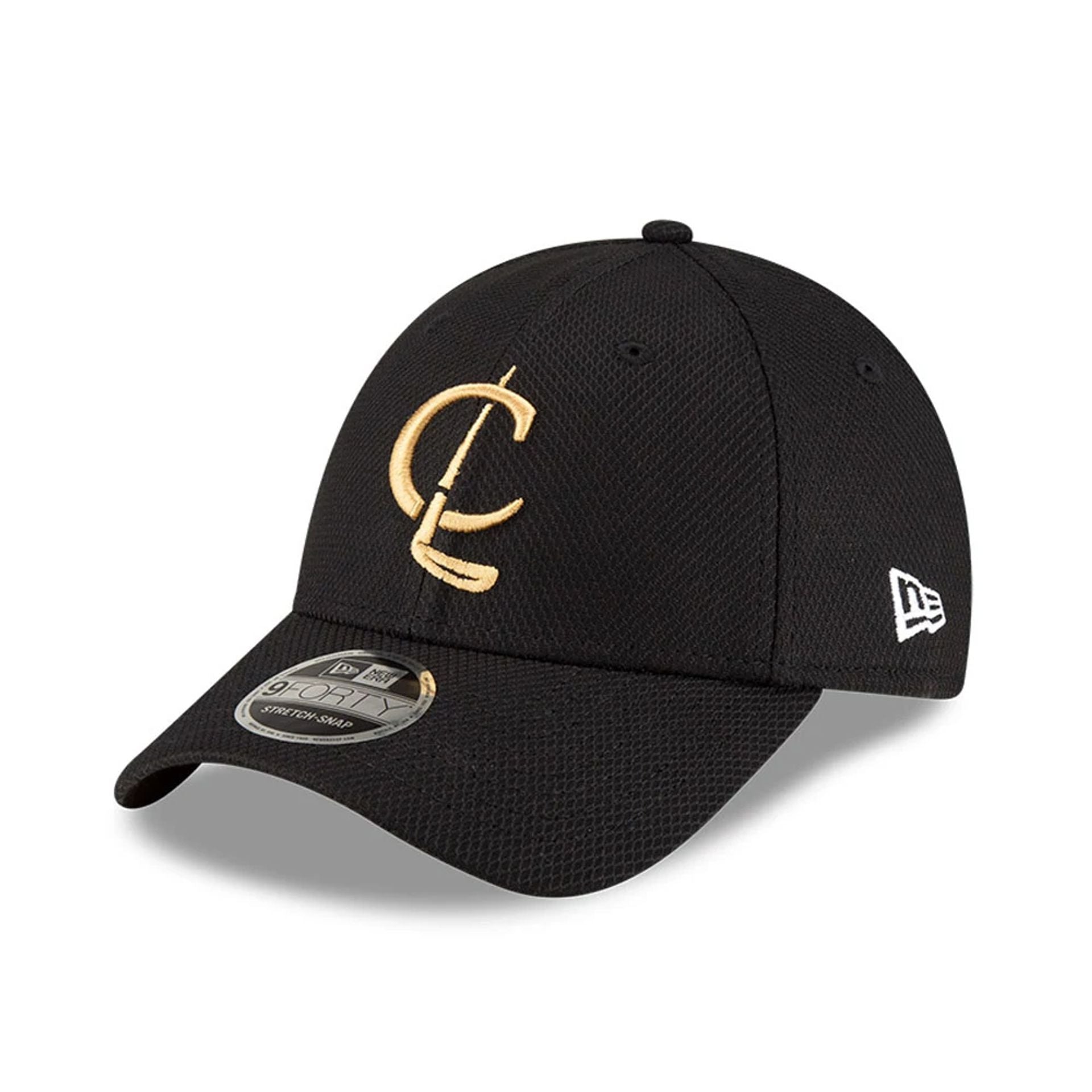 This is a Cleeks LIV Cleeks Black 9FORTY Stretch Snap Adjustable Cap 4
