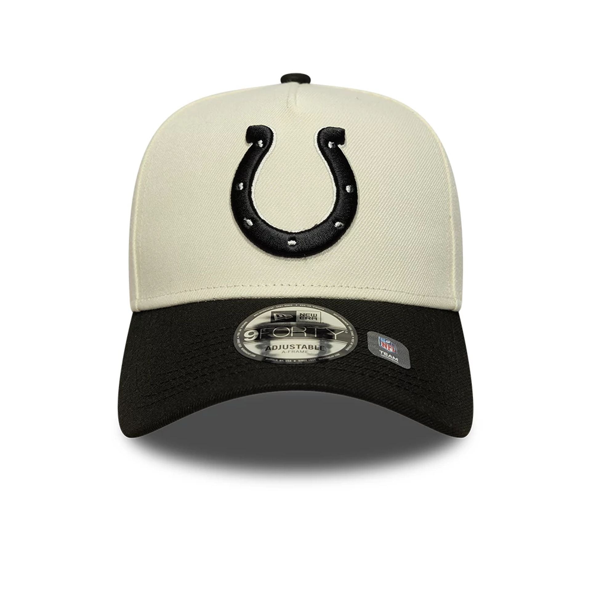 This is a Indianapolis Colts NFL White 9FORTY A-Frame Adjustable Cap 3