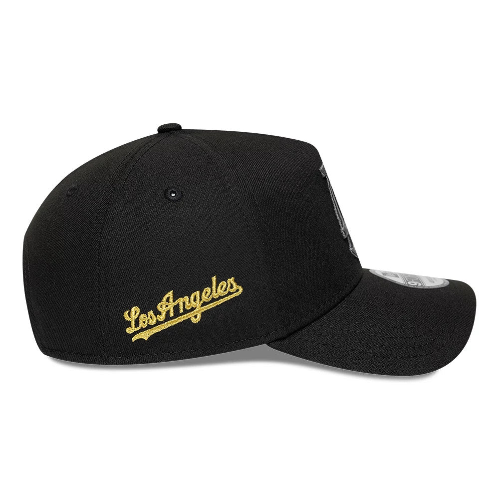 Pictured is this MLB Cooperstown LA Dodgers 9FORTY A-Frame cap in black. 5