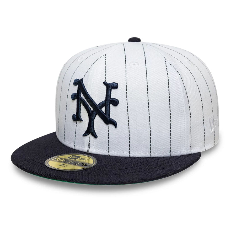 This is a New York Giants MLB Cooperstown White 59FIFTY Fitted Cap 1