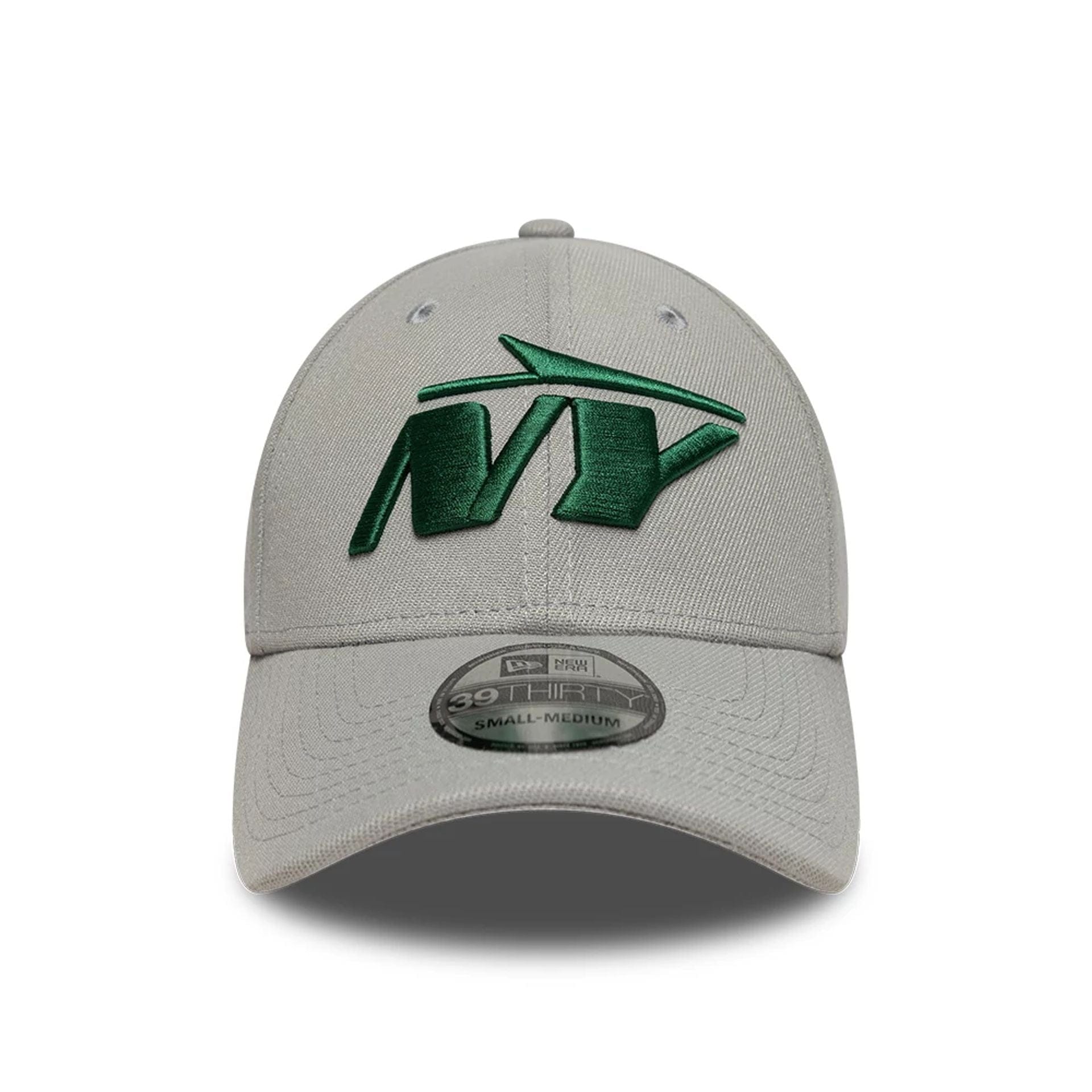 This is a New York Jets NFL Grey 39THIRTY Stretch Fit Cap 2