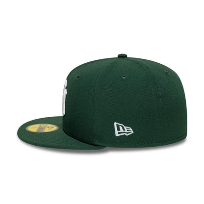 Pictured is this MLB New York Yankees Core 59FIFTY Fitted cap in dark green. 6
