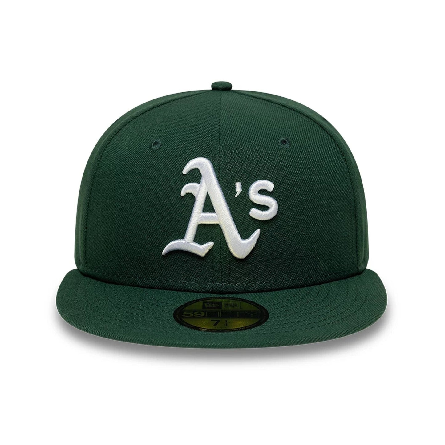 Pictured is this MLB Athletics 59FIFTY Fitted cap in dark green. 3