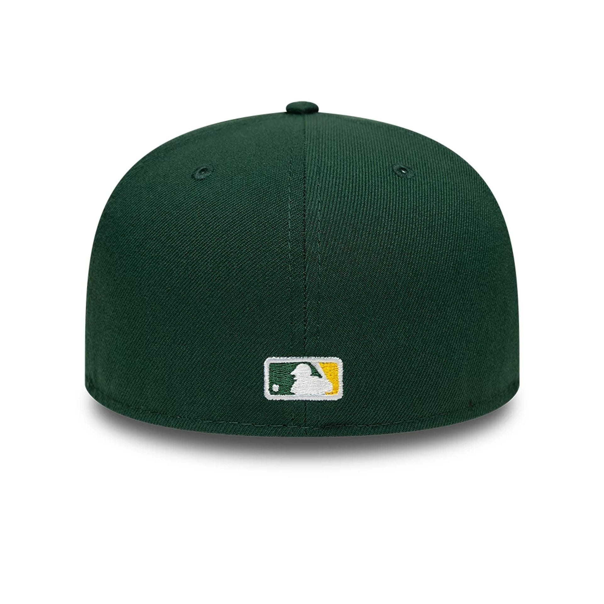 Pictured is this MLB Athletics 59FIFTY Fitted cap in dark green. 5