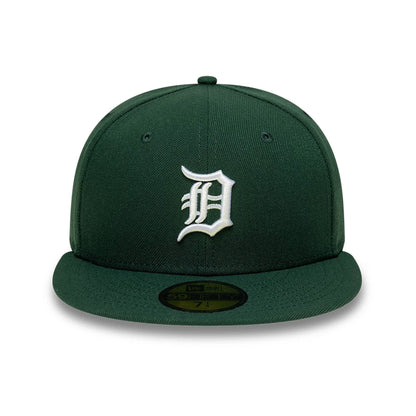 Pictured is this MLB Detroit Tigers 59FIFTY Fitted cap in dark green. 3