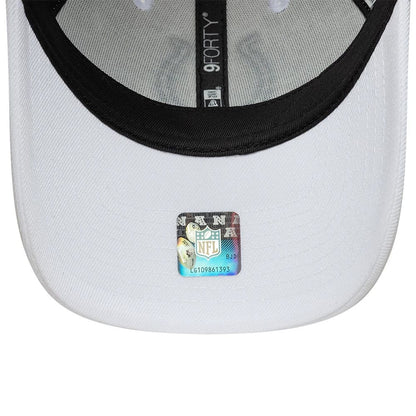 This is a Indianapolis Colts NFL White 9FORTY A-Frame Trucker Adjustable Cap 7